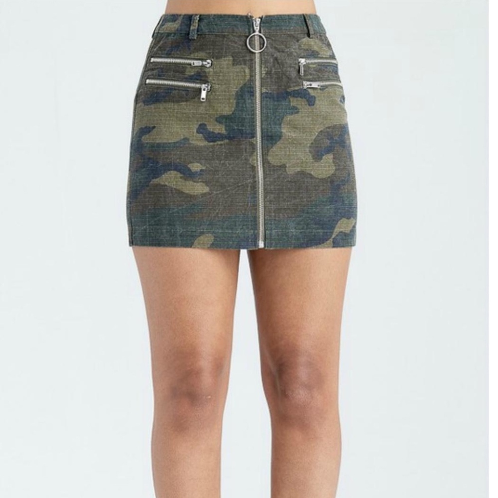 Emory Park Camo Mini Skirt